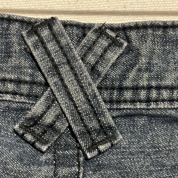 Xtreme Couture Jeans 30 x 32 Y2K Biker Embroidered Flip Pockets Straight Leg - Picture 15 of 16